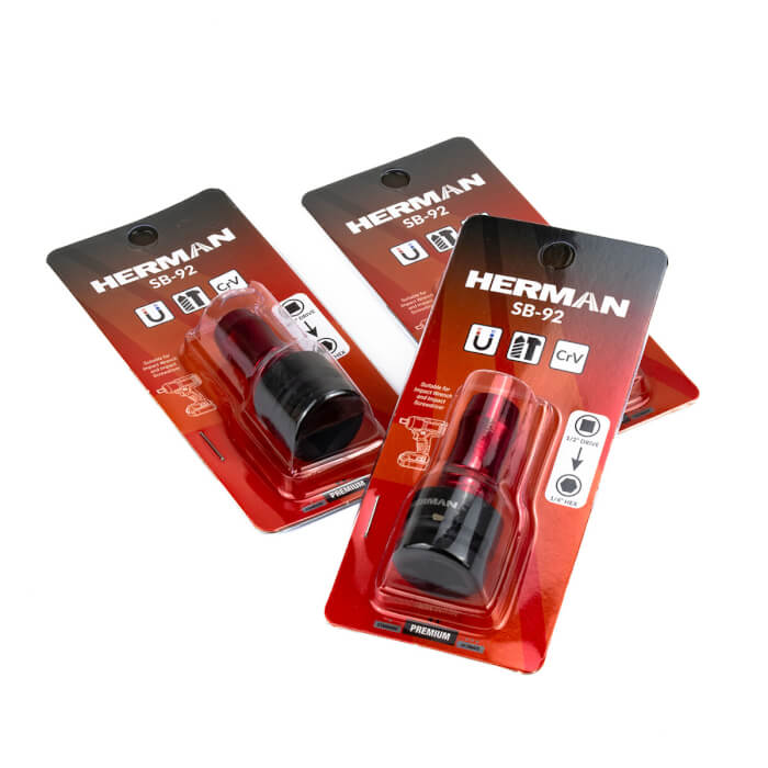 Reduzierstück 1/2" auf 1/4“ HERMAN SB-92 Impact Magnetsystem