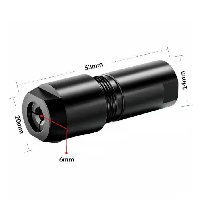 Adapter M14 / Spannzange 6 mm HERMAN MS-71 für Winkelschleifer