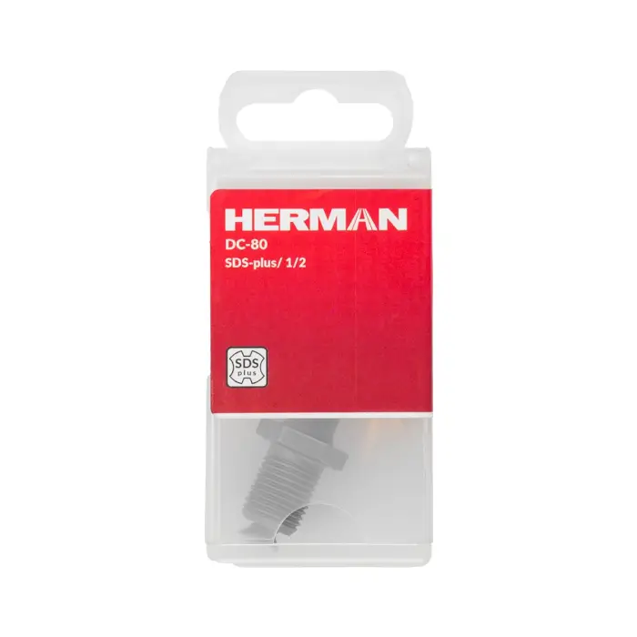 Adapter SDS-plus / ½ʺ- 20 UNF HERMAN DC-80 Für SDS-plus-Bohrhämmer