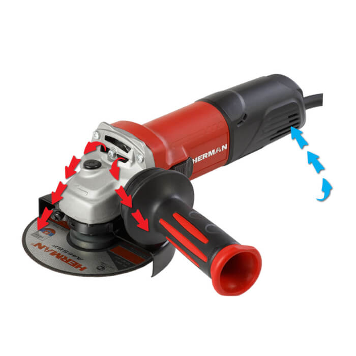 Winkelschleifer HERMAN WX-12501 | 125 mm 1000 W | Garantie: 6 Monate