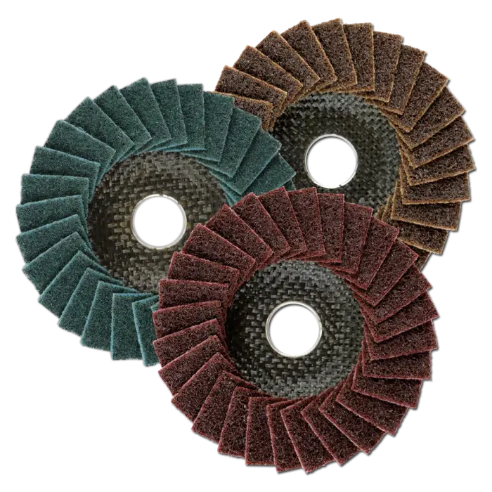 Fächerscheibe aus Schleifvlies HERMAN LW-20 Canta Für Stahl, Edelstahl und Buntmetalle