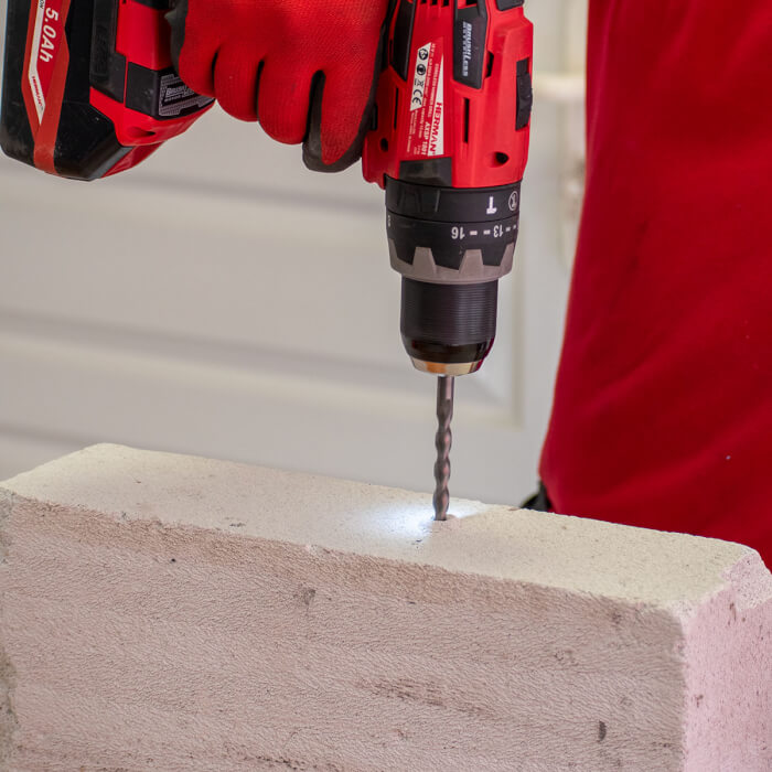 Klassischer Steinbohrer HERMAN DC-50 Classic Für Ziegel und Mauerwerk