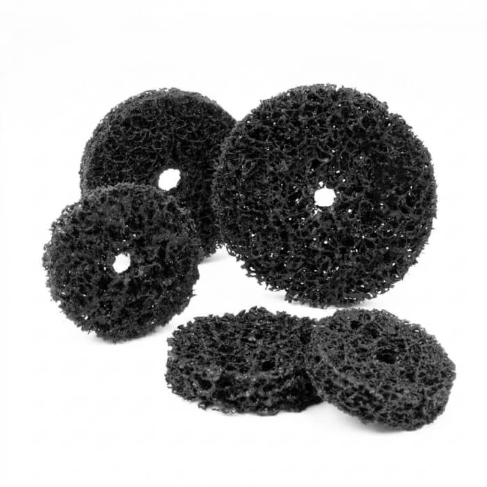 Reinigung-Schleifscheibe FWK-10/S Dragon Black Schleifmittel: STRIP-IT + SiC