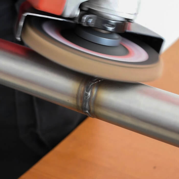 Kombinierte Lamellenscheibe HERMAN LWX-10 Area CerTex Ceramic + Non-woven für Edelstahl