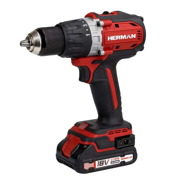 Akku-schlagbohrschrauber HERMAN AXSP-1803 | 18,0 V 2Ah | Komplett | Garantie: 3 Jahren