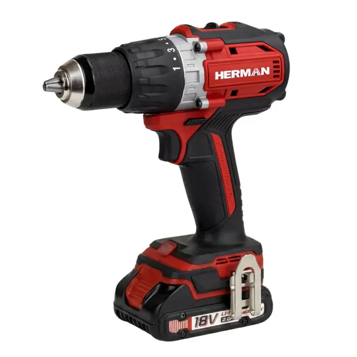 Akku-schlagbohrschrauber HERMAN AXSP-1803 | 18,0 V 2Ah | Komplett | Garantie: 3 Jahren