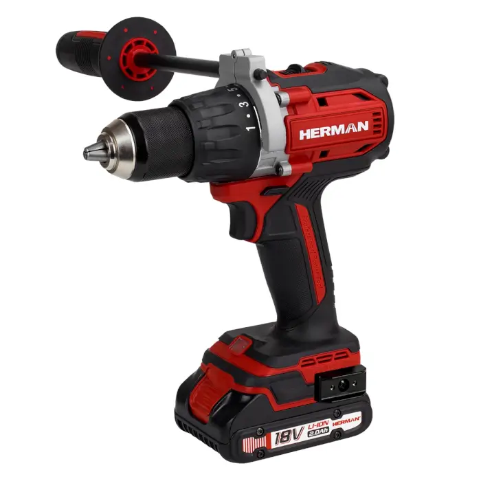 Akku-schlagbohrschrauber HERMAN AXSP-1803 | 18,0 V 2Ah | Komplett | Garantie: 3 Jahren