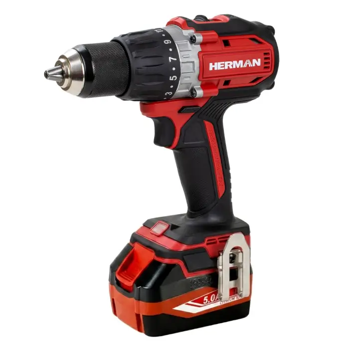 Akku-schlagbohrschrauber HERMAN AXSP-1803 | 18,0 V 5Ah | Komplett | Garantie: 3 Jahren
