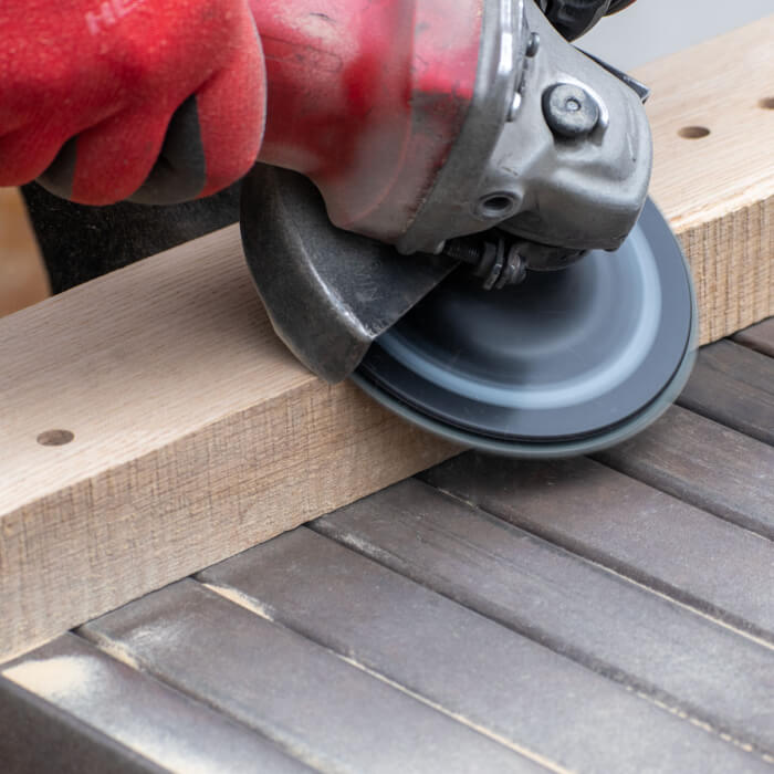 Fiberschleifscheibensatz HERMAN QF-30 Für rostfreie und legierte Stähle