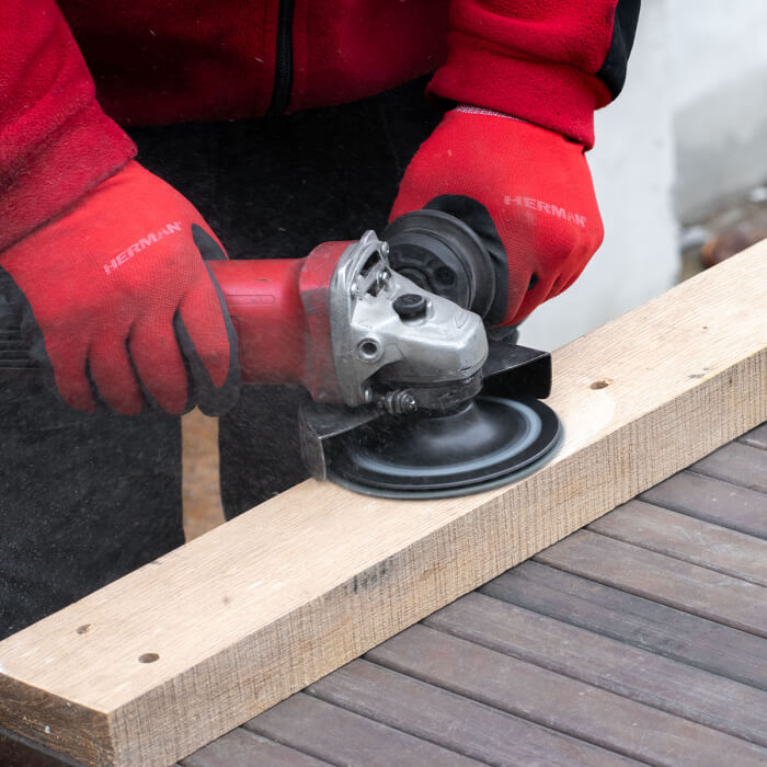 Fiberschleifscheibe HERMAN FR-10 Für rostfreien Stahl