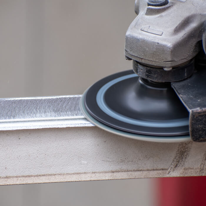 Fiberschleifscheibe HERMAN FX-10 Für nichtrostende und legierte Stähle