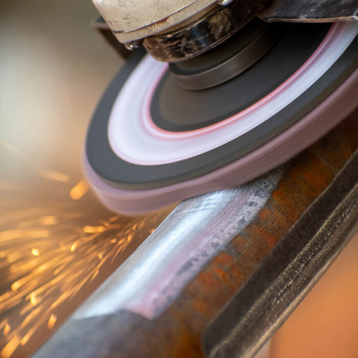 Lamellenscheibe - Keramikkorn HERMAN LX-20 Canta Für rostfreie und legierte Stähle