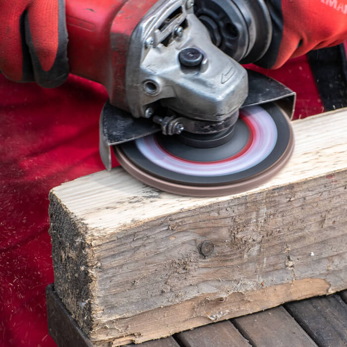 Lamellenscheibe - Korundkorn HERMAN LS-10-Area Für Stahl