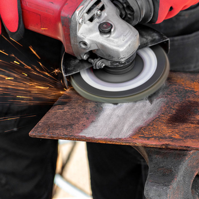 Lamellenscheibe - Zirkonkorn HERMAN LR-10 Area Für Edelstahl