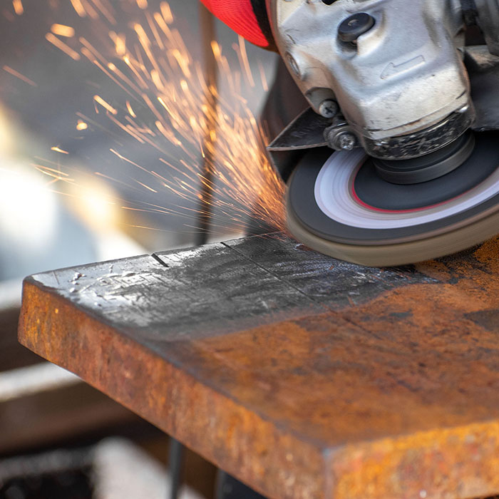 Lamellenscheibe - Zirkonkorn HERMAN LR-10 Area Für Edelstahl