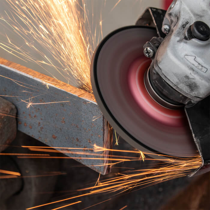 Schleifscheibe HERMAN GS-60 Fury Für Stahl, hoher Abtrag