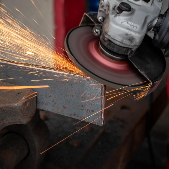 Schleifscheibe HERMAN GS-60 Fury Für Stahl, hoher Abtrag