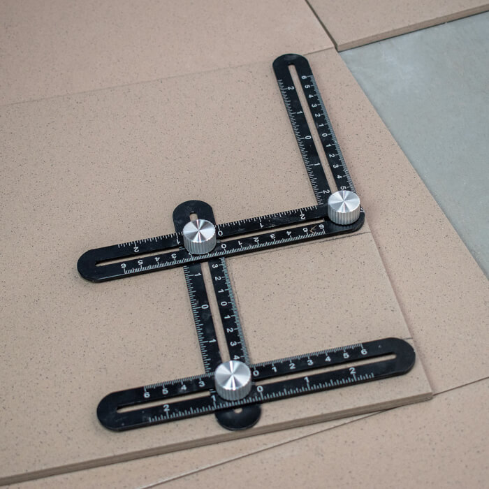 Multifunktionslineal HERMAN PT-16 Mit Lochmarkierung