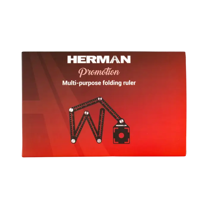 Multifunktionslineal HERMAN PT-16 Mit Lochmarkierung