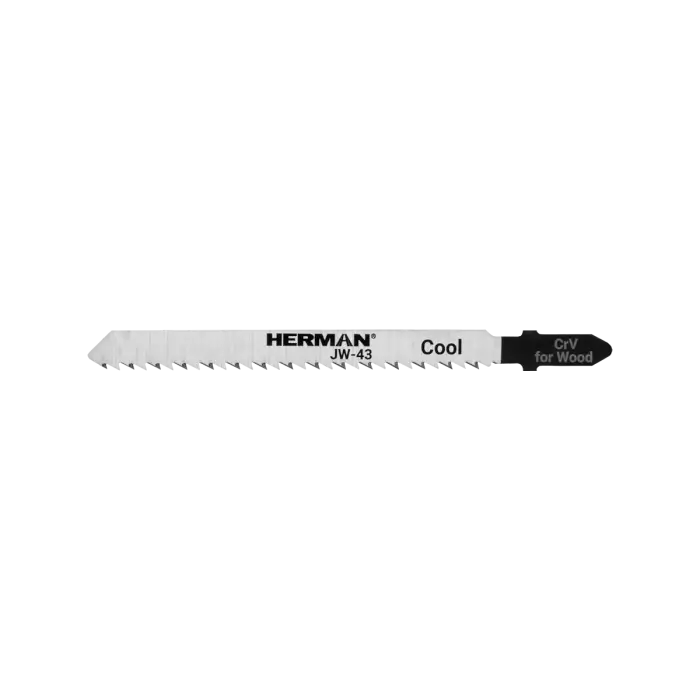 Stichsägeblatt HERMAN JW-43 Cool 100/75x8x1,45mm| 10TPI