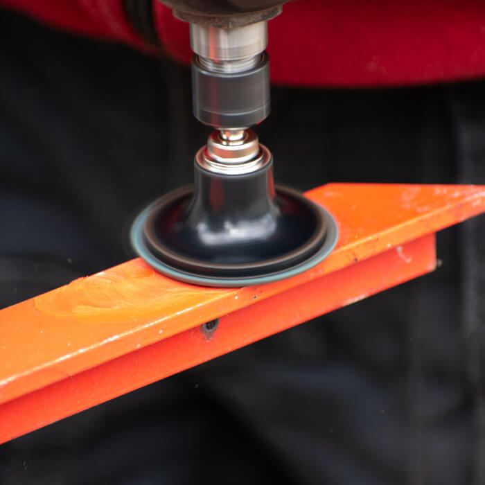 Fiberschleifscheibe Quick Change HERMAN MFX-10/QC-RS Schleifmittel: Keramik