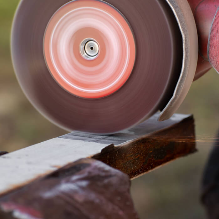 Radiallamellenscheibe HERMAN LS-50 Fan Schleifmittel: Korund