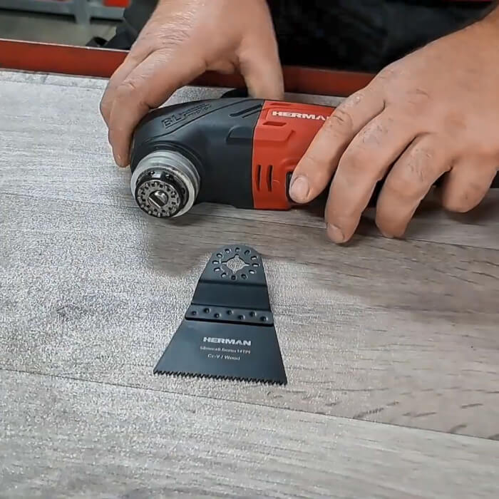 Sägeblatt für Akku-Multi-Cutter HERMAN MW-02 Für breitere Schnitte in Holz