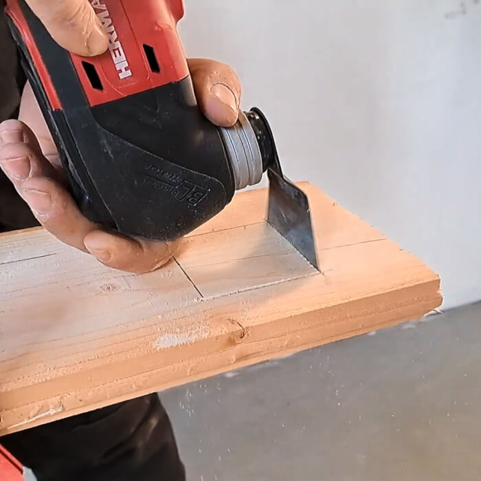 Sägeblatt für Akku-Multi-Cutter HERMAN MW-02 Für breitere Schnitte in Holz