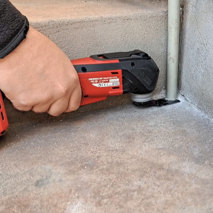 Sägeblatt für Akku-Multi-Cutter HERMAN MW-03 Präzises Schneiden durch Eintauchen in das Holz