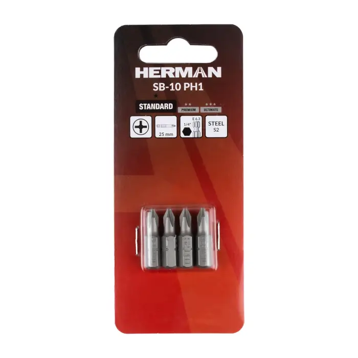 Schrauberbit Classic HERMAN SB-10 PH PH1/25mm