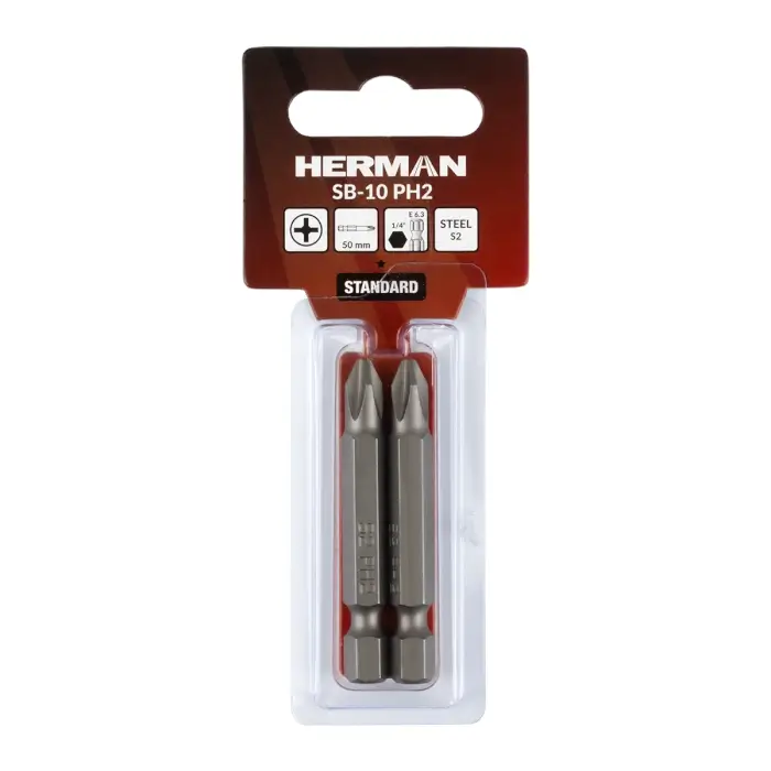 Schrauberbit Classic HERMAN SB-10 PH PH2/50mm