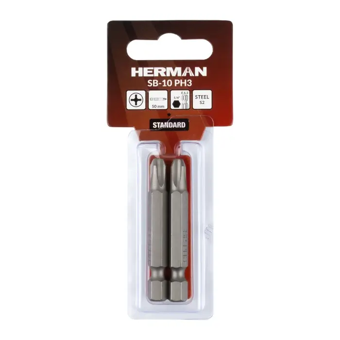 Schrauberbit Classic HERMAN SB-10 PH PH3/50mm