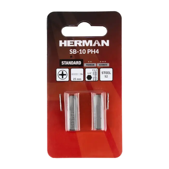 Schrauberbit Classic HERMAN SB-10 PH PH4/25mm