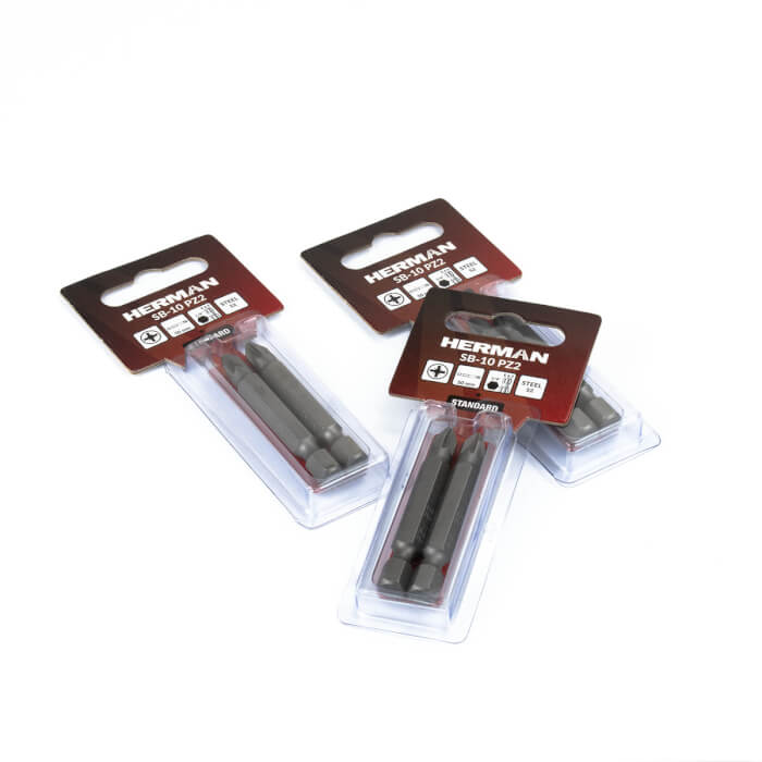 Schrauberbit Classic HERMAN SB-10 PZ 50mm Für sanftes Schrauben