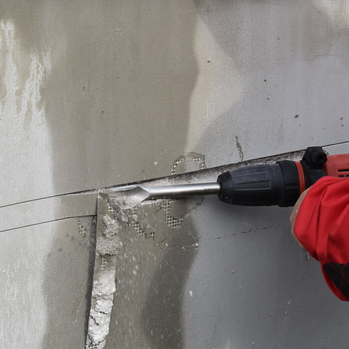 SDS-max Meißel HERMAN MH-30 Hollow Hohl für Nuten in Beton und Mauerwerk