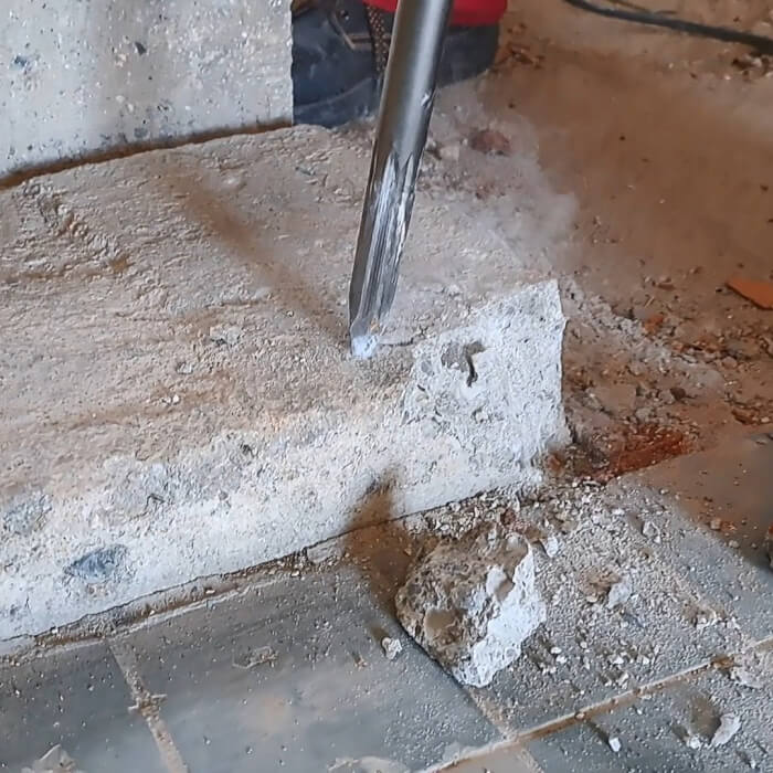 SDS-max Meißel HERMAN MH-31 Point Waved Gespitzt für Beton und Mauerwerk