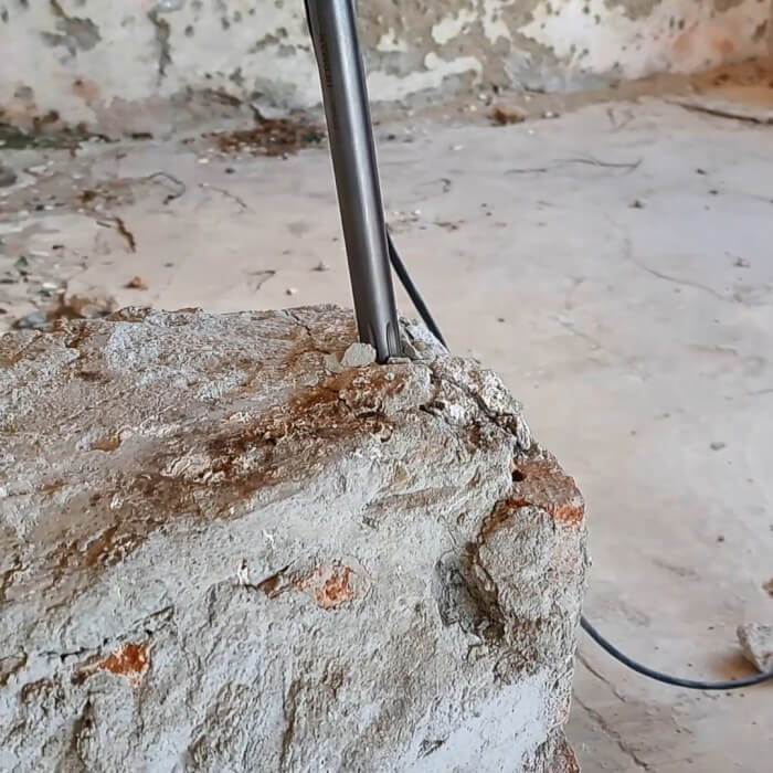 SDS-max Meißel HERMAN MH-31 Point Waved Gespitzt für Beton und Mauerwerk