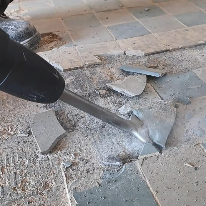 SDS-max Meißel HERMAN MH-32 Tile Spat für Fliesen und Plattenbeläge