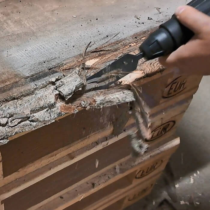 SDS-plus Meißel HERMAN MH-28 Wood Flachmeißel für Holz