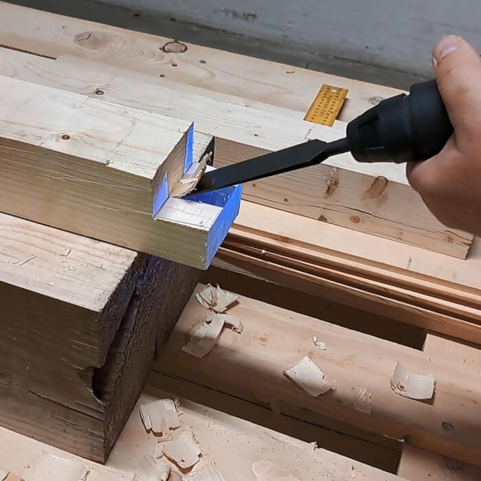 SDS-plus Meißel HERMAN MH-28 Wood Flachmeißel für Holz