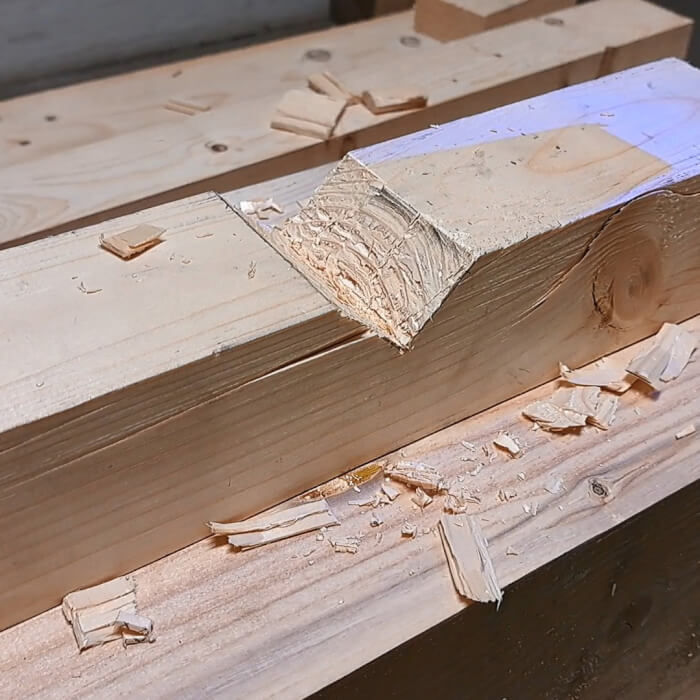 SDS-plus Meißel HERMAN MH-28 Wood Flachmeißel für Holz