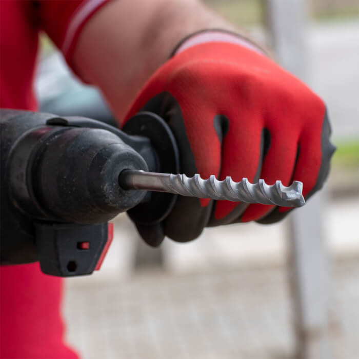 SDS-plus Bohrer-Satz HERMAN QDC-21 Triton 4 Bohrer im Satz