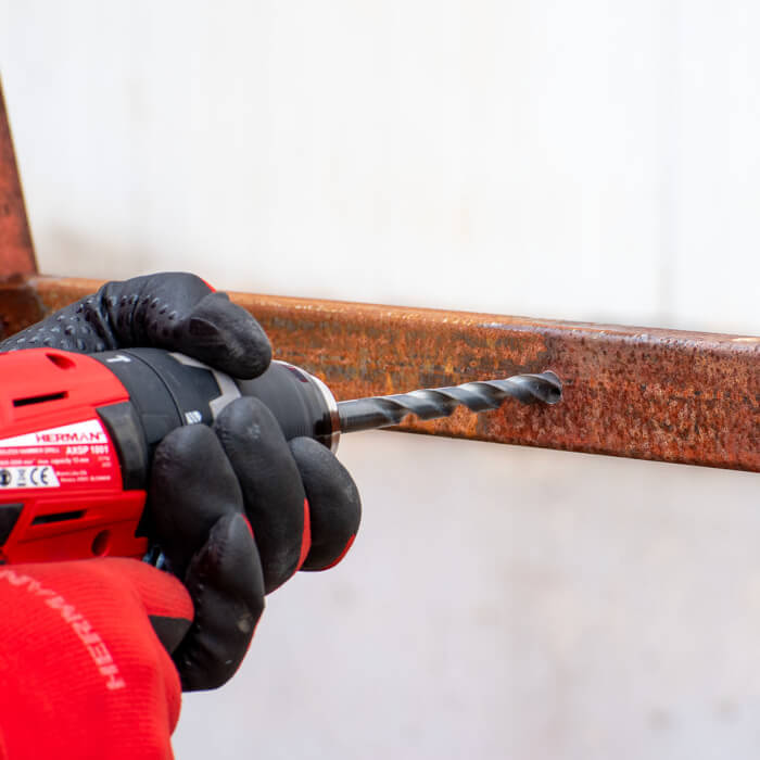 Satz Metall-Bohrer DIN 338 HERMAN QDM-12 HSS-R 25 Bohrer im Satz