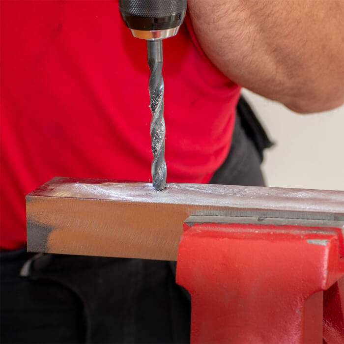 Satz Metall-Bohrer DIN 338 HERMAN QDM-19 HSS-R 6 Stück Bohrer im Set