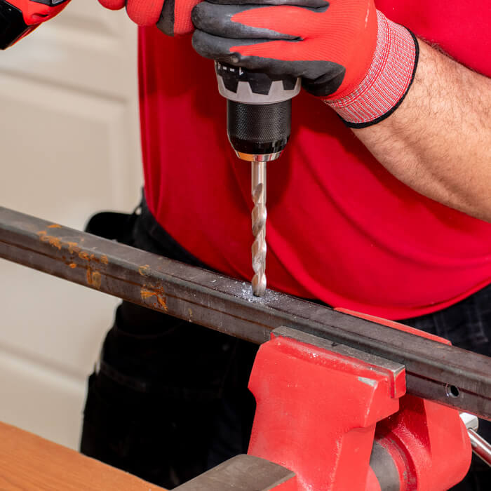 Satz Metall-Bohrer DIN 338 HERMAN QDM-23 HSS-G 130 Bohrer in Kassette