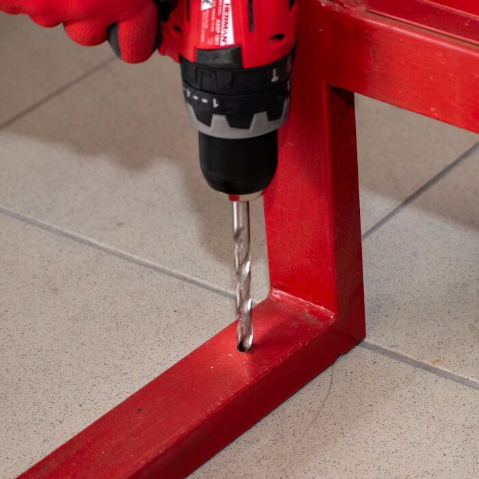 Satz Metall-Bohrer DIN 338 HERMAN QDM-23 HSS-G 130 Bohrer in Kassette