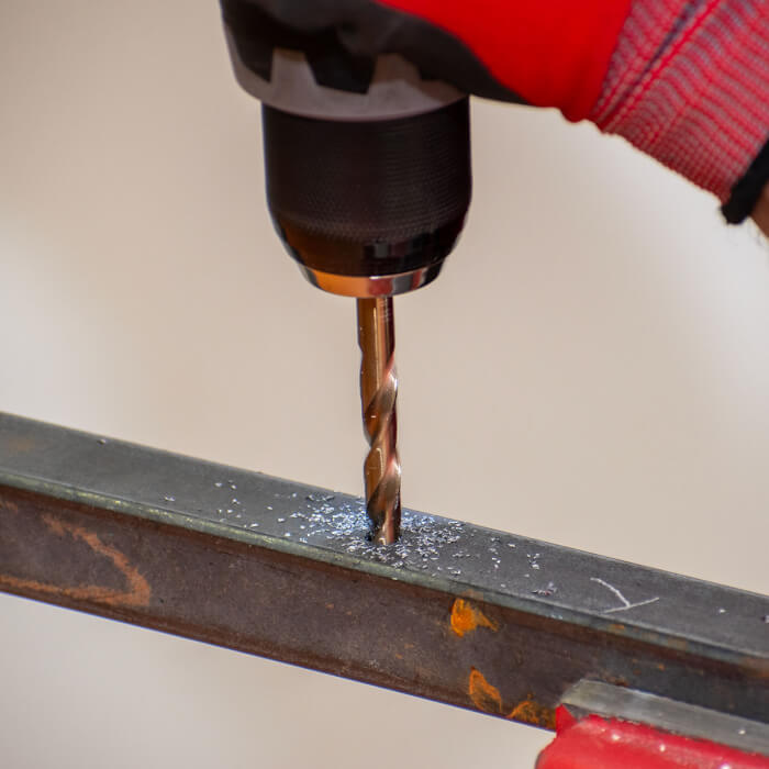 Satz Metall-Bohrer DIN 338 HERMAN QDM-49 HSS-E Co 5% 6 Bohrer im Satz