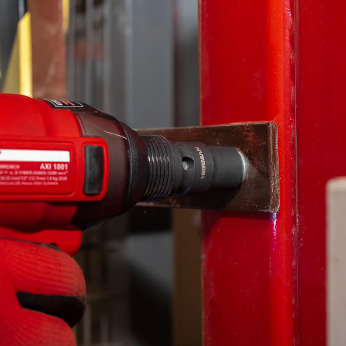 Satz Steckschlüssel HERMAN QSW-70 Impact, ½" Vierkant, kurz