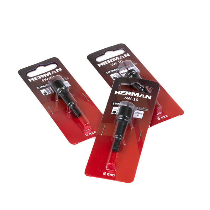 Steckschlüssel Classic HERMAN SW-10 ¼" Sechskant-Schaft