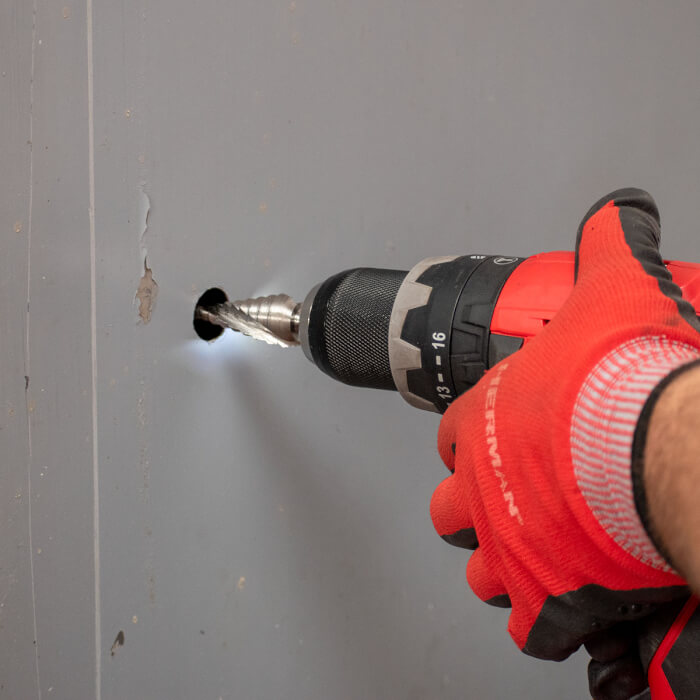 Gestufte Bohrer Satz HERMAN QDM-60 HSS 3 Bohrer im Satz